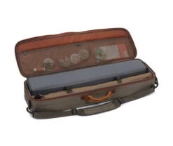 Fishpond Dakota 31" Carry-on Rod And Reel Case/Granite -Fishing Shop Dakota32 open