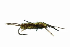 Pat's Rubber Leg Stonefly Nymph By Solitude -Fishing Shop N195OL BRWHITE