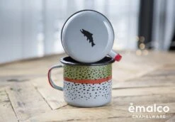 Enamel Camp Mug By Rep Your Water -Fishing Shop REPYOURWATER 9cmmug darkgrey v2 4