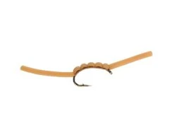 RIO's Squirmy Wormy Size # 10 -Fishing Shop squirmywormytan